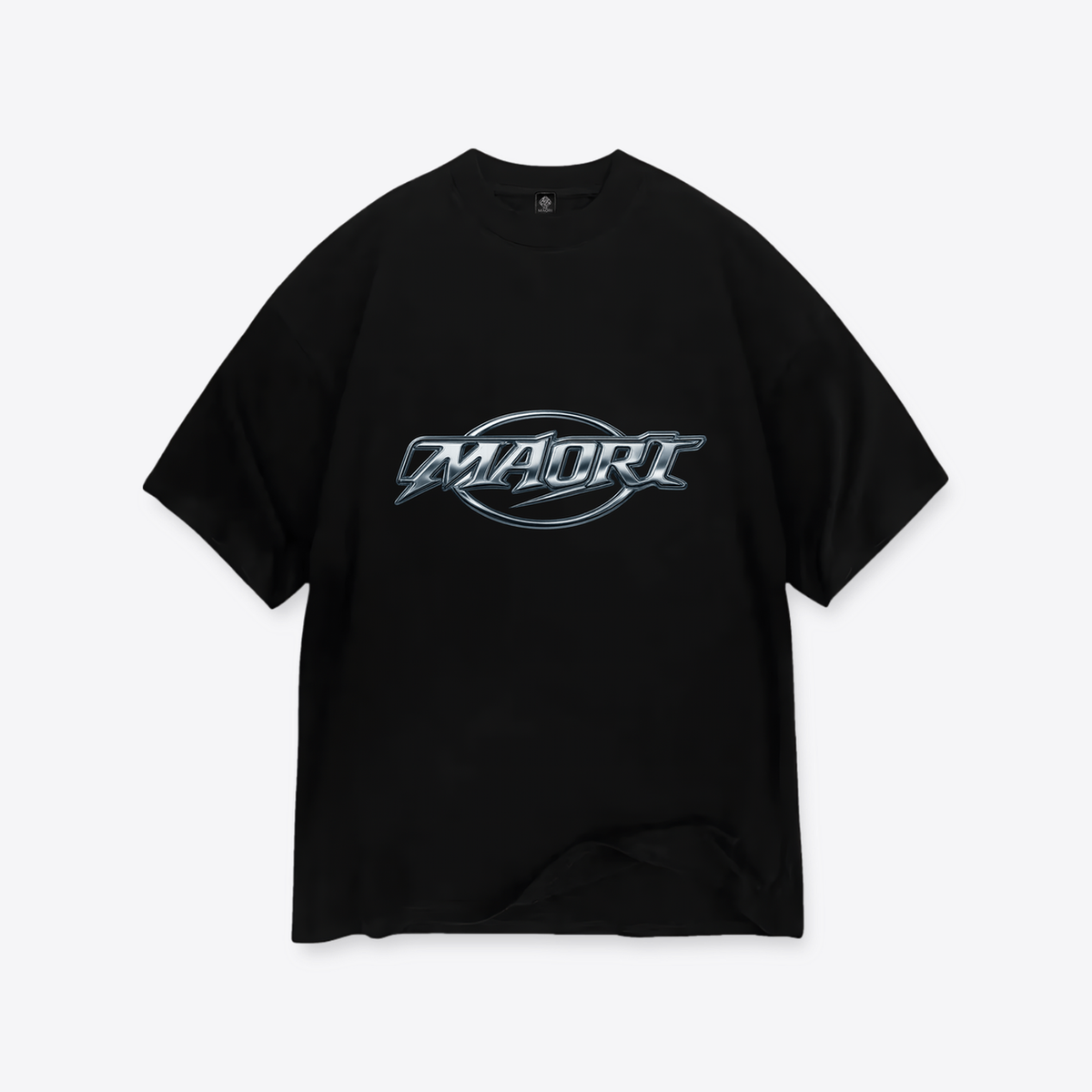 Polera MAORI Negra Chrome Orbit