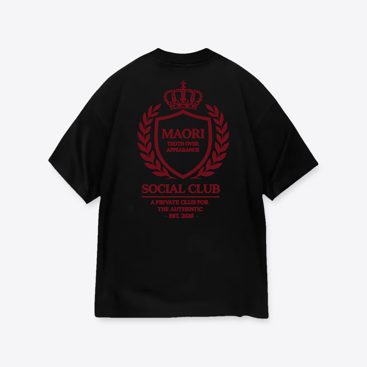 Polera MAORI Negra Social Club
