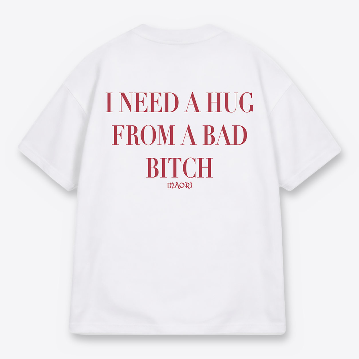 Polera MAORI Blanca Bad Hug