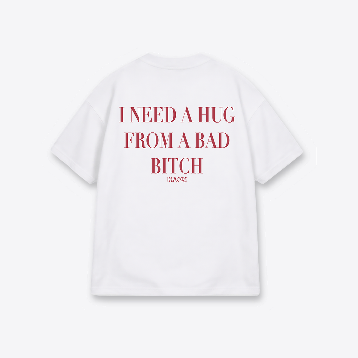 Polera MAORI Blanca Bad Hug