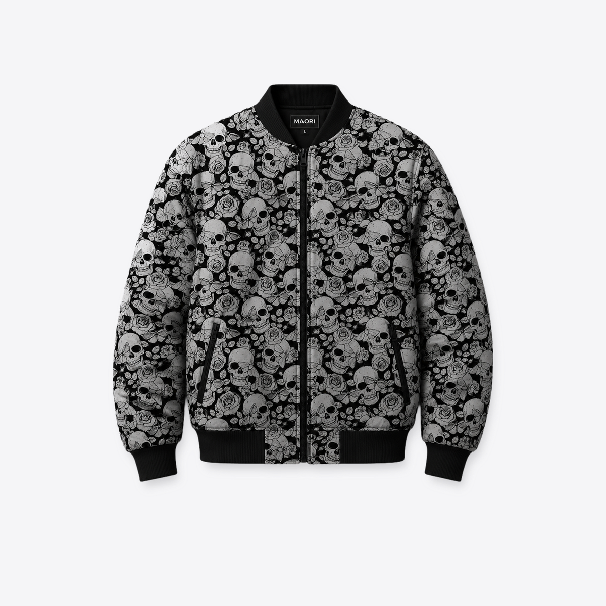 Bomber MAORI Calaveras Mariposas