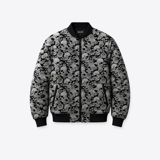 Bomber MAORI Calaveras Mariposas
