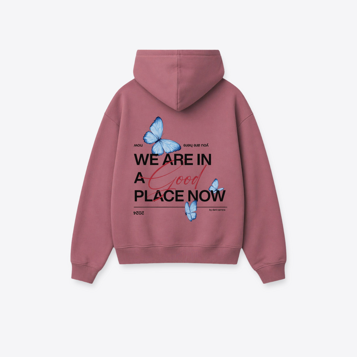 Hoodie MAORI Palo Rosa Place Now