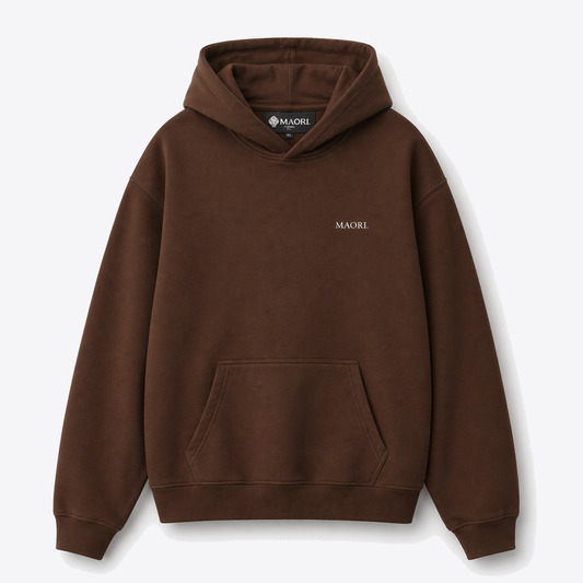 hoodie color chocolate