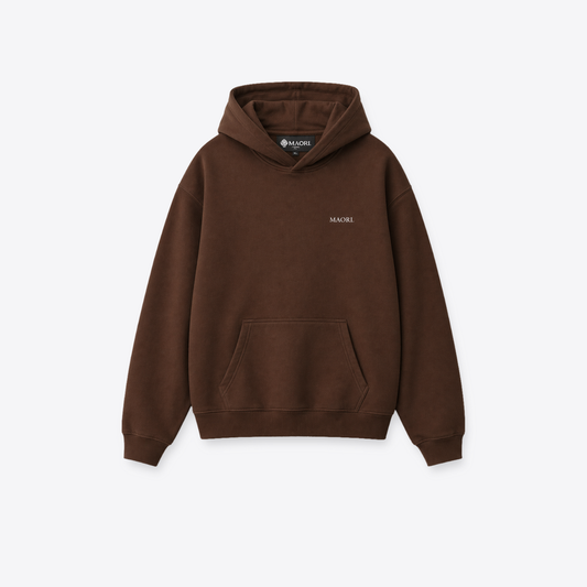 Hoodie MAORI Chocolate