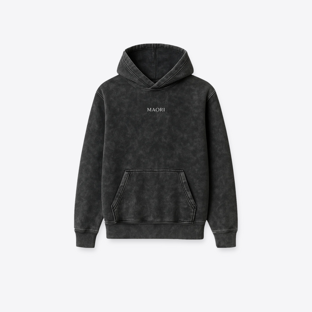 Hoodie MAORI Acid Wash Angel de la Realidad