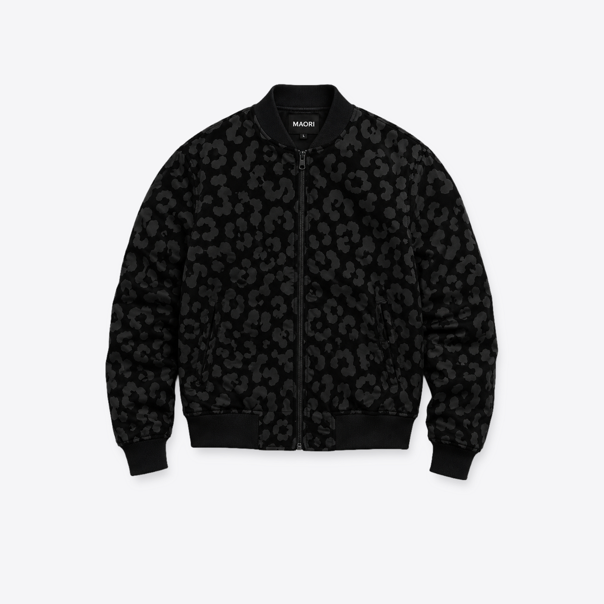 Bomber MAORI Leopardo Negro