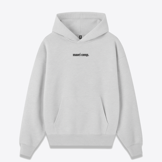 Hoodie gris melange basico