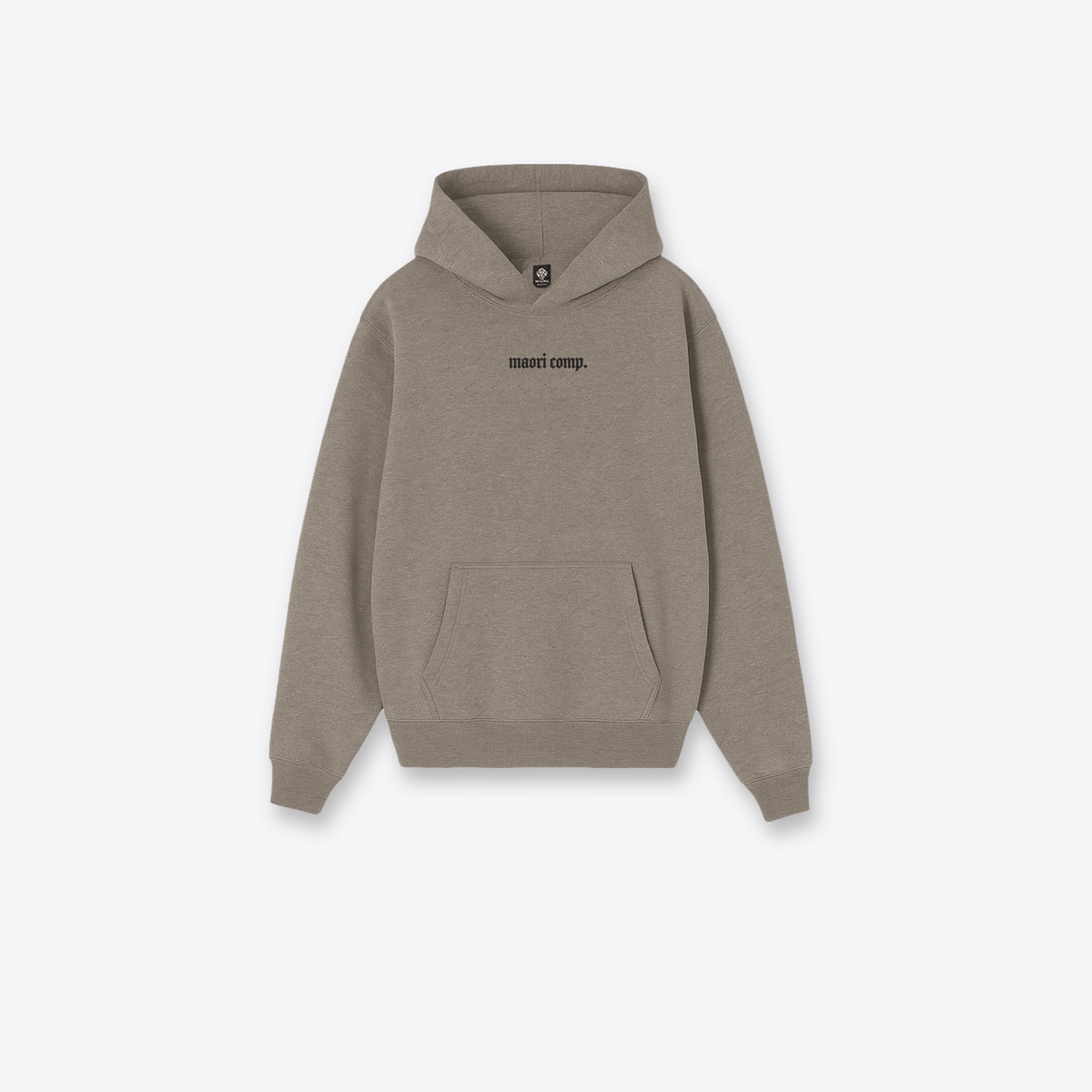Hoodie MAORI Gris Cemento Claro Basic