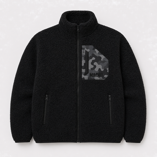 Sherpa Maori– Full Zip Negra