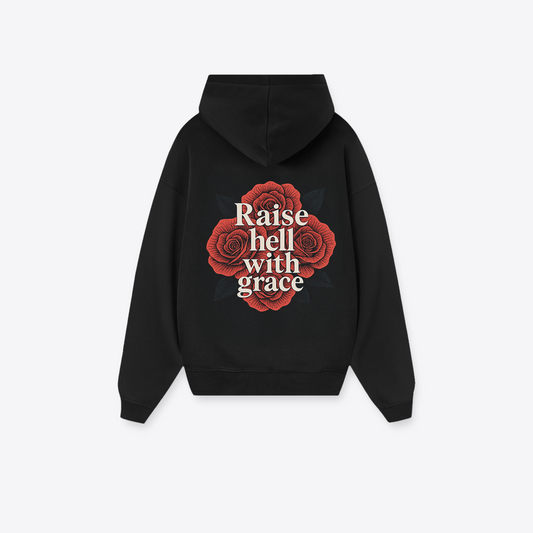 Hoodie MAORI Raise Hell Black Edition