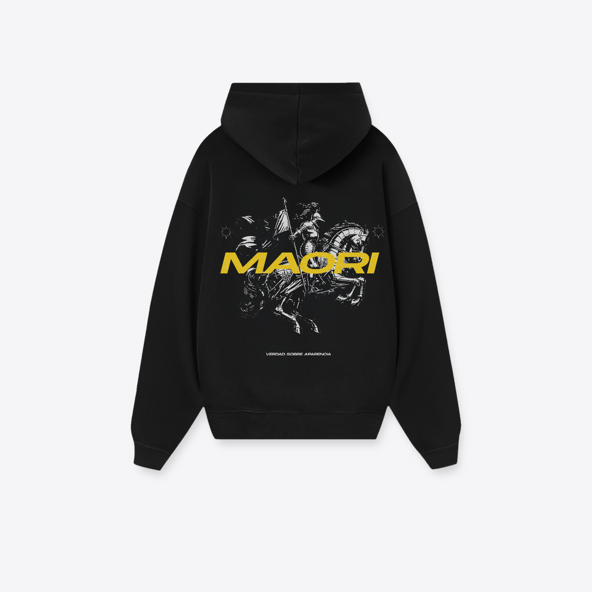 Hoodie MAORI Warhorse Black