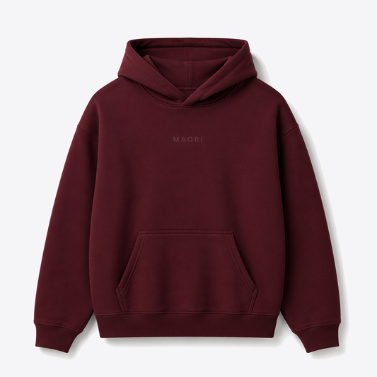 Hoodie basic Burdeo