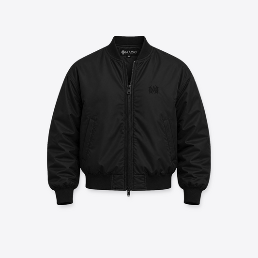 Bomber MAORI Black Minimal