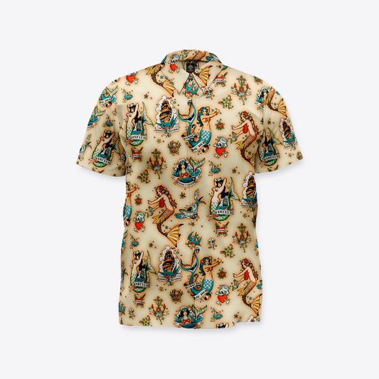 Camisa MAORI Tatto Tradi Crema
