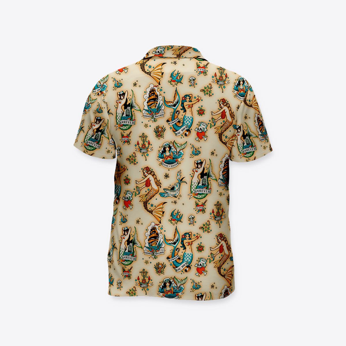 Camisa MAORI Tatto Tradi Crema