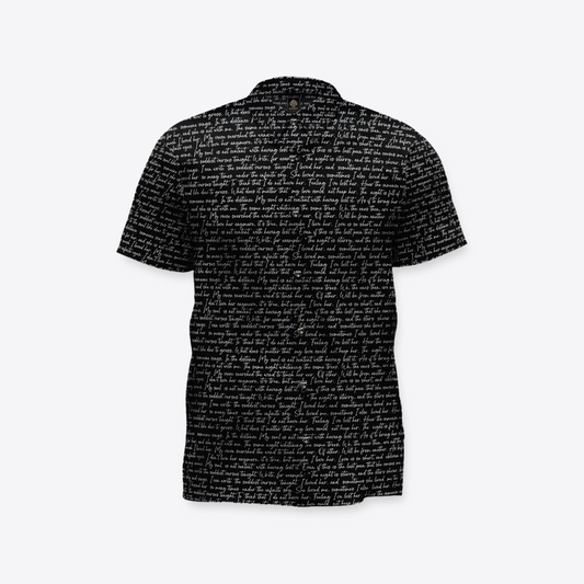 Camisa MAORI Letras Neruda