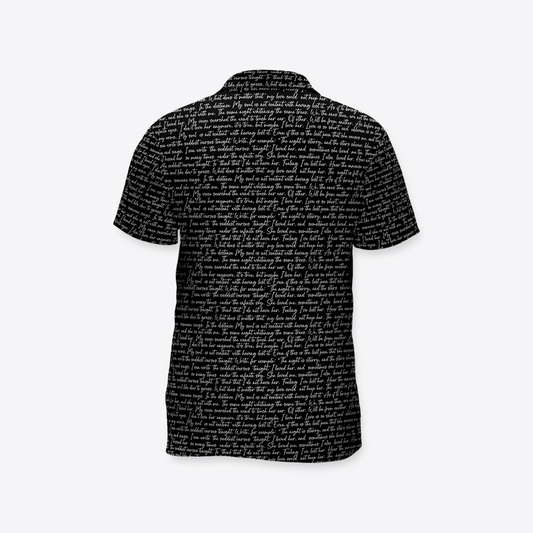 Camisa MAORI Letras Neruda