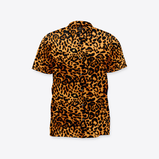 Camisa MAORI Leopardo Dorado