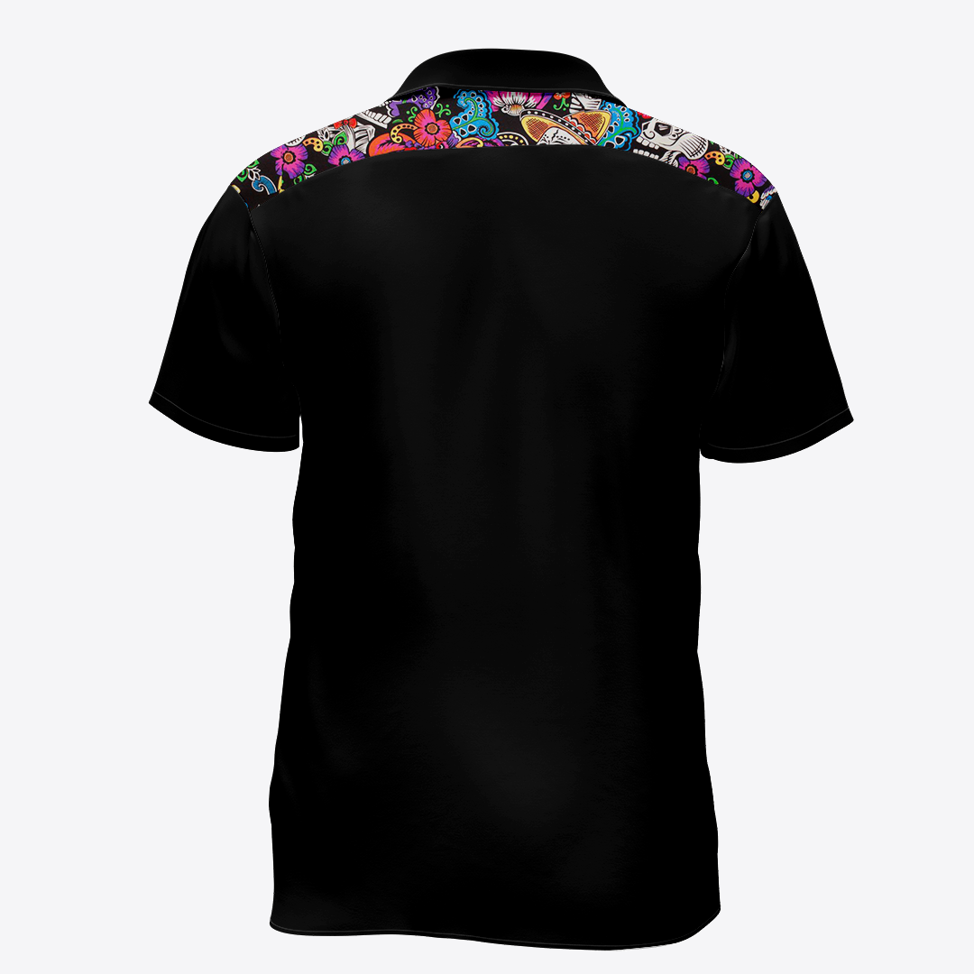 Camisa negro diseño canesu frida khalo