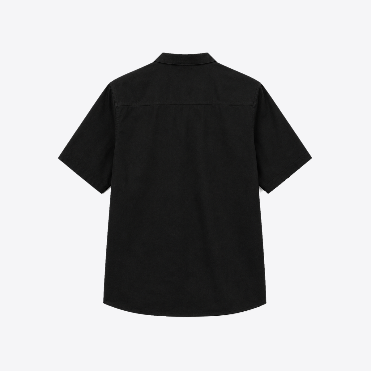 Camisa MAORI Negra Cuello Mao