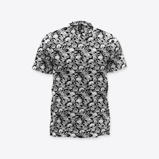 Camisa MAORI Calaveras Mariposas