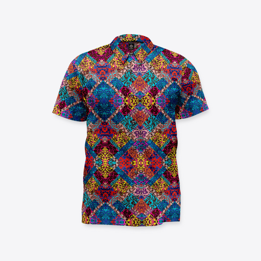 Camisa MAORI Geometría Colores