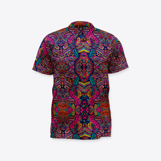 Camisa MAORI Trance Púrpura