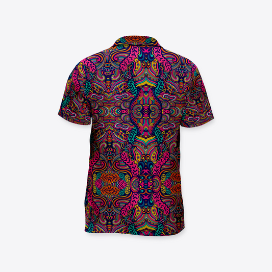 Camisa MAORI Trance Púrpura