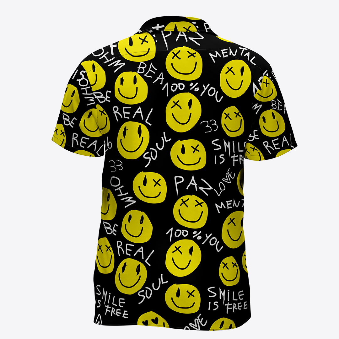 Camisa crepe diseño smile