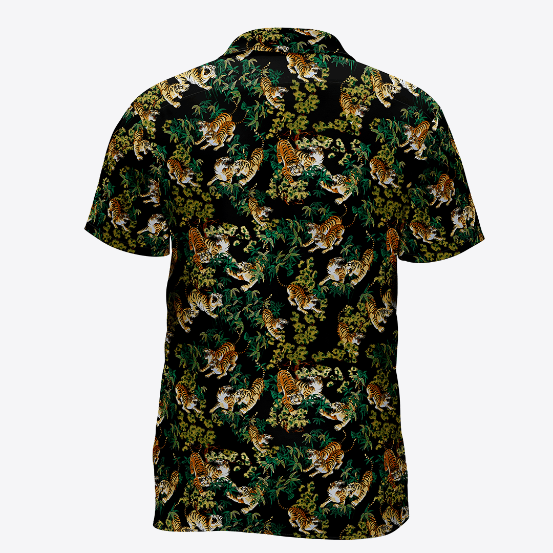 Camisa Tigre Verde Esmeralda