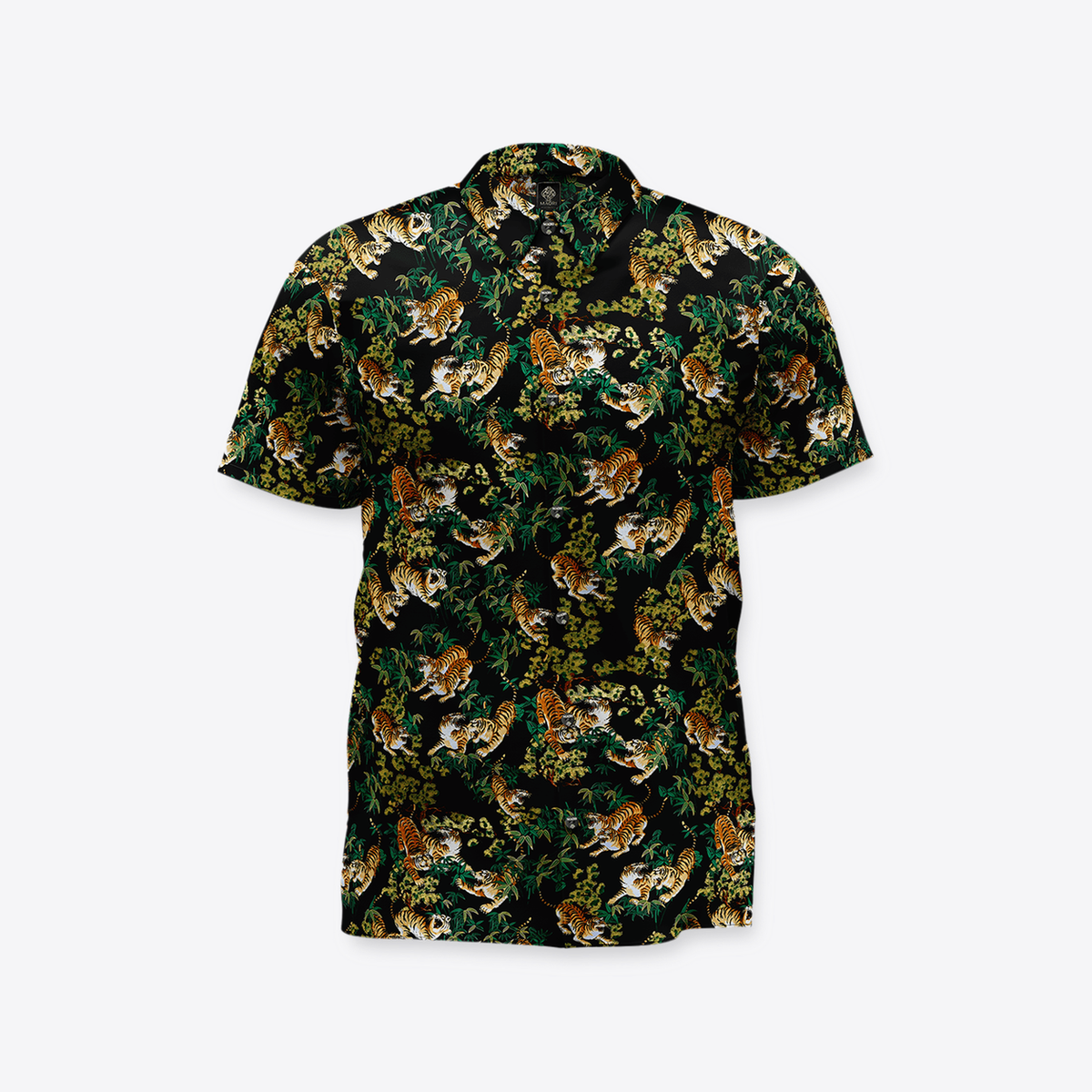 Camisa MAORI Tigre Verde Esmeralda