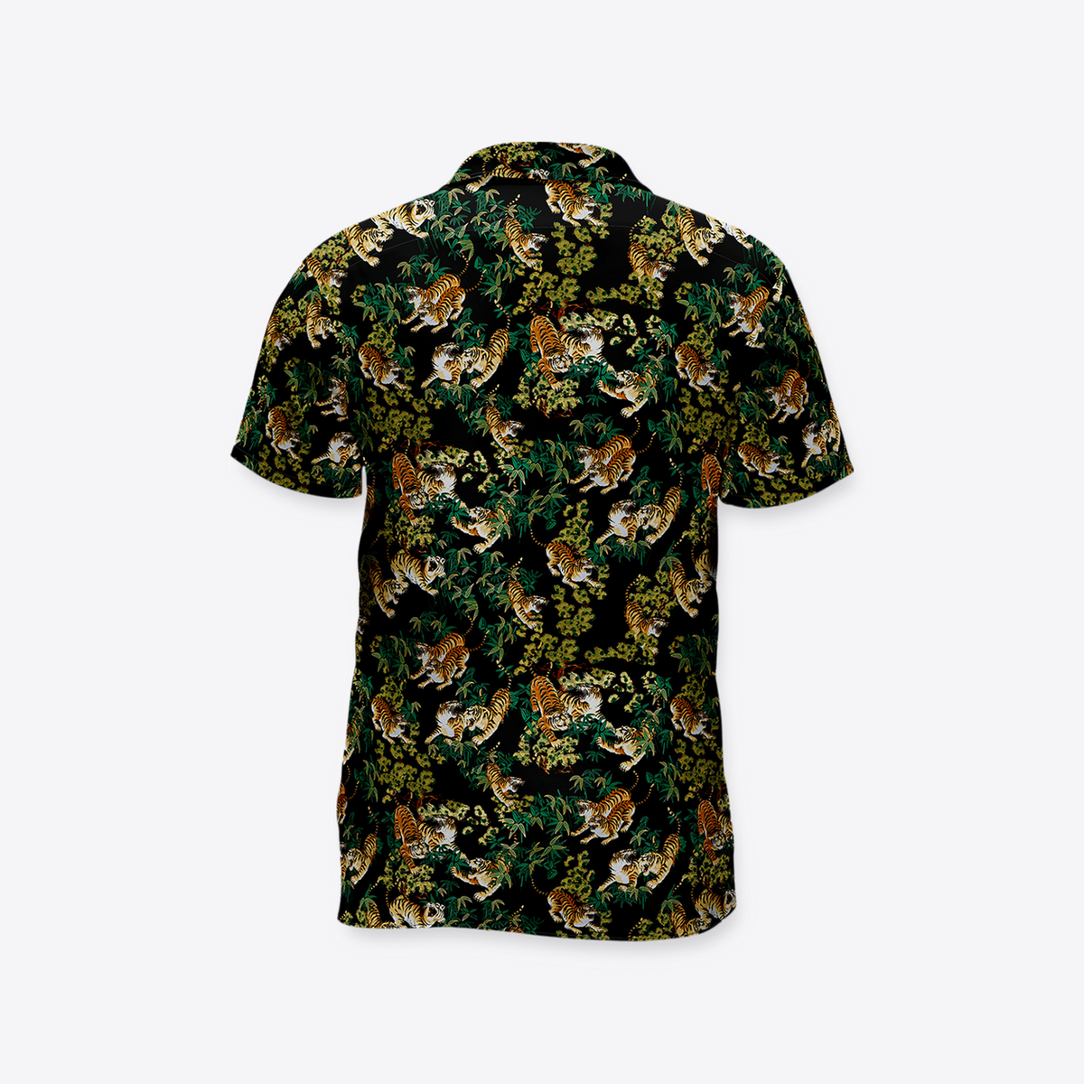 Camisa MAORI Tigre Verde Esmeralda