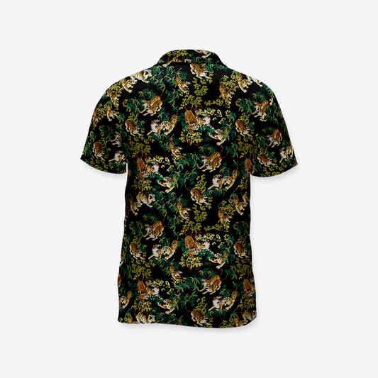Camisa MAORI Tigre Verde Esmeralda