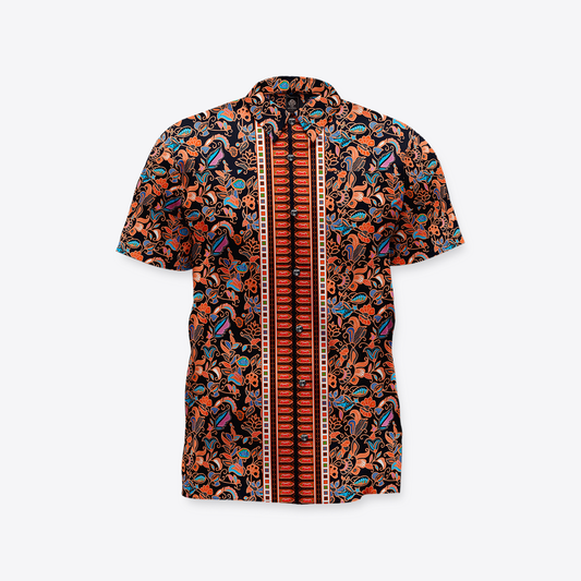 Camisa MAORI Gitana Azul