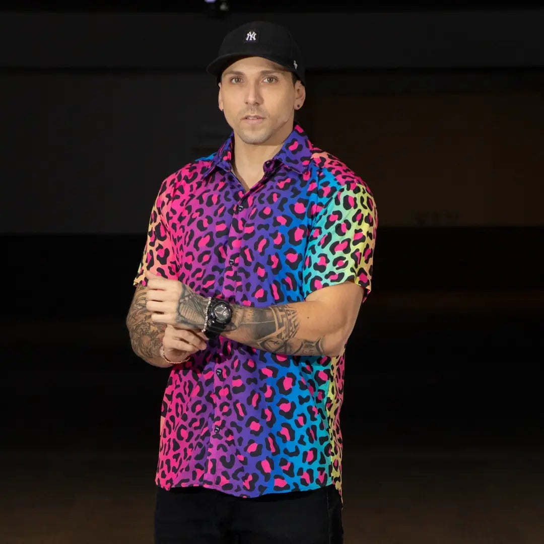 Camisa MAORI Arcoíris Print