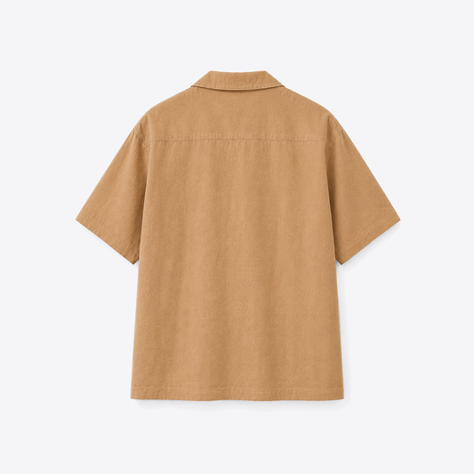 Camisa MAORI Cuello Sport Camel