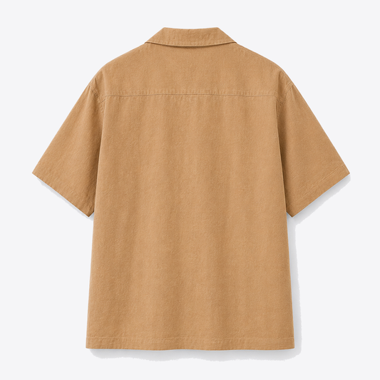 Camisa MAORI Cuello Sport Camel