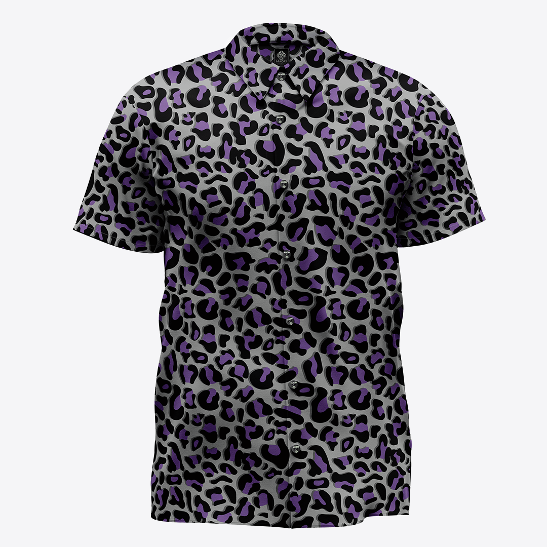 Camisa leopardo morado