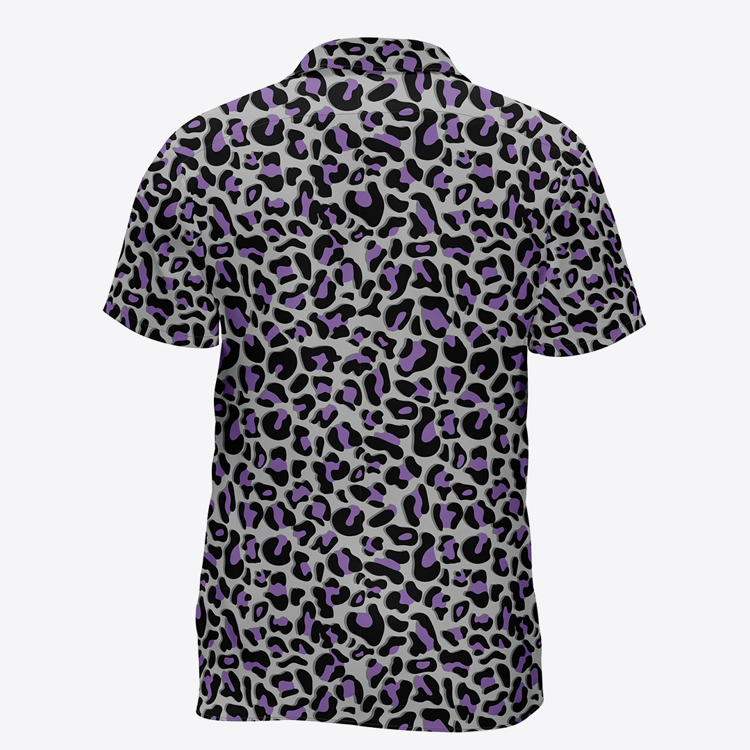 Camisa leopardo morado