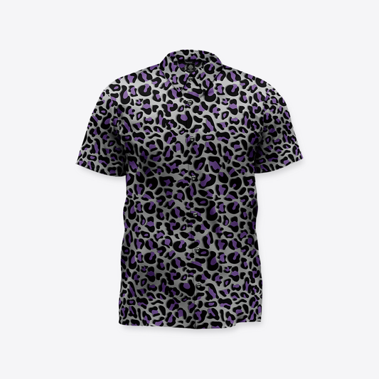 Camisa MAORI Leopardo Morado