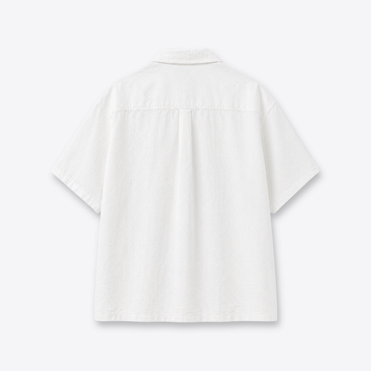 Camisa MAORI Cuello Sport Blanco