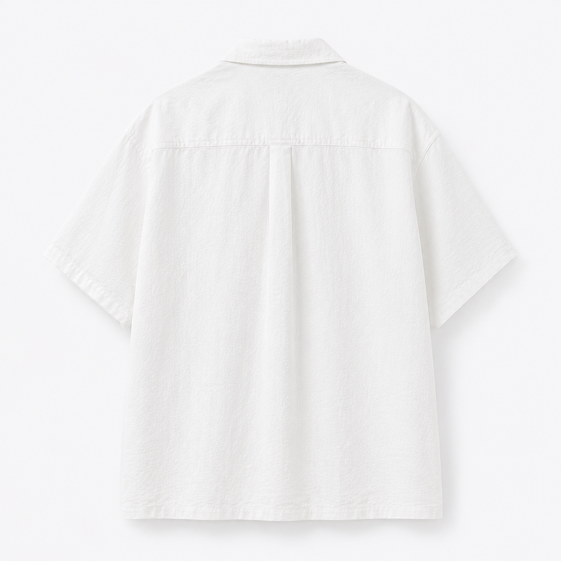 Camisa cuello sport color blanco