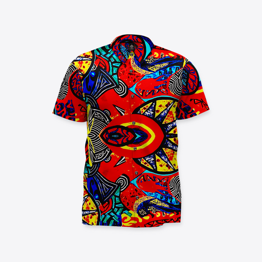 Camisa MAORI Picasso Rojo