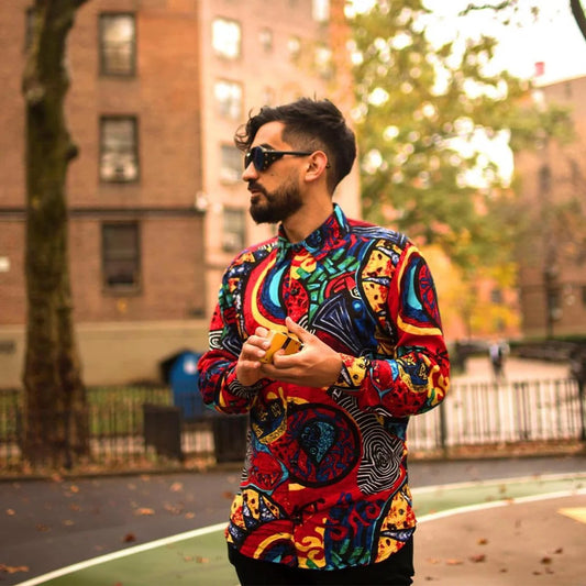 Camisa MAORI Picasso Rojo