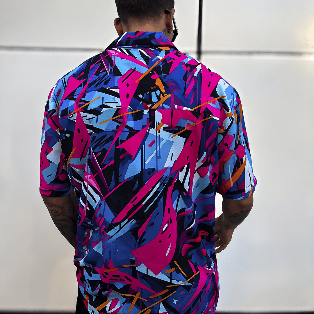 Camisa MAORI Crepe Urban Shred
