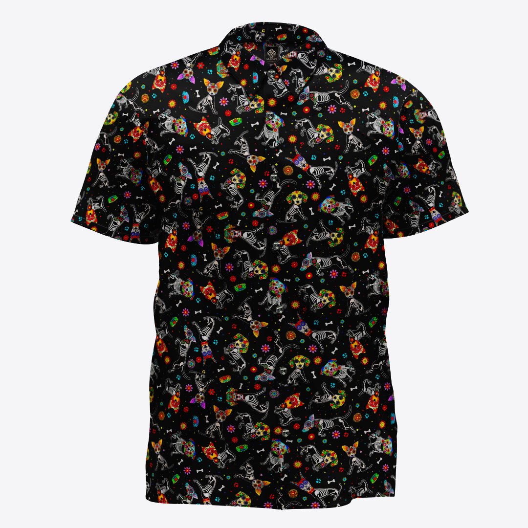 Camisa perros calavera