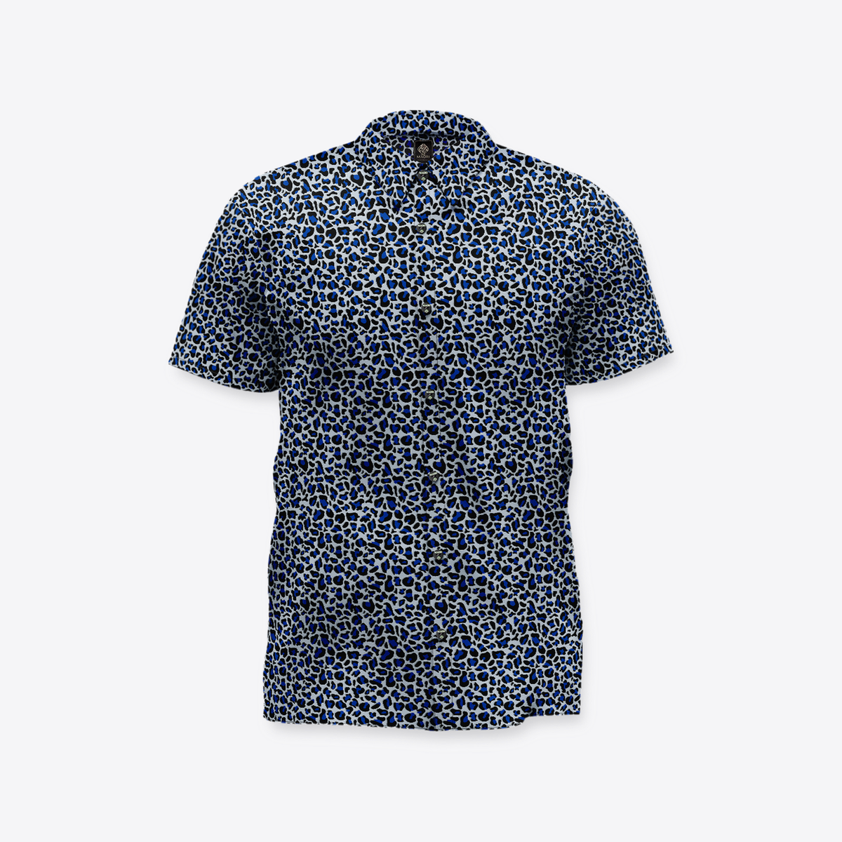 Camisa MAORI Leopardo Azul