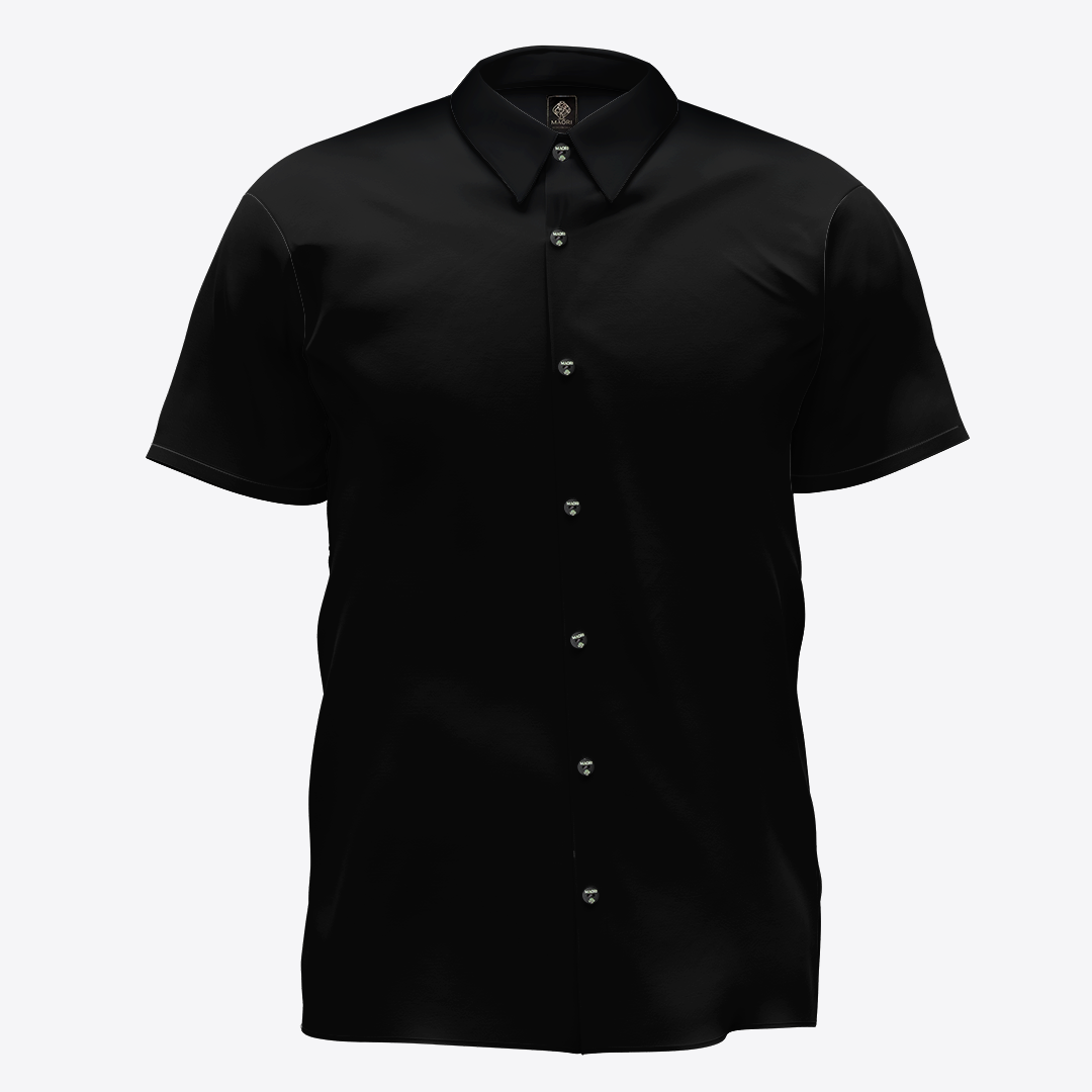 Camisa negro diseño canesu illuminati