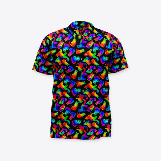 Camisa MAORI Trippy Cats